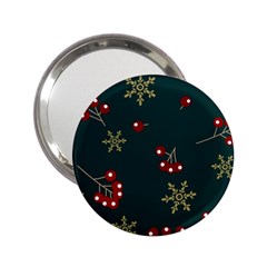 Christmas Festive Season Background 2 25  Handbag Mirrors by uniart180623