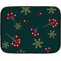 Christmas Festive Season Background Fleece Blanket (mini) by uniart180623