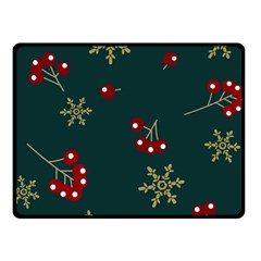 Christmas Festive Season Background Fleece Blanket (small) by uniart180623