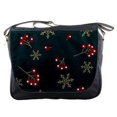 Christmas Festive Season Background Messenger Bag