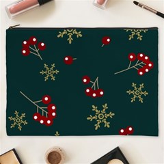 Christmas Festive Season Background Cosmetic Bag (xxxl) by uniart180623