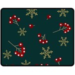 Christmas Festive Season Background Two Sides Fleece Blanket (Medium) 58.8 x47.4  Blanket Front