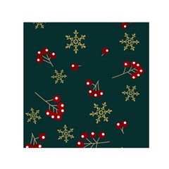 Christmas Festive Season Background Square Satin Scarf (30  X 30 ) by uniart180623