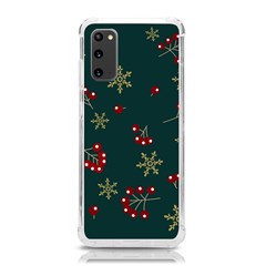 Christmas Festive Season Background Samsung Galaxy S20 6 2 Inch Tpu Uv Case by uniart180623