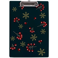 Christmas Festive Season Background A4 Acrylic Clipboard by uniart180623