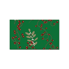 Christmas December Background Sticker (rectangular) by uniart180623