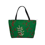 Christmas December Background Classic Shoulder Handbag Front