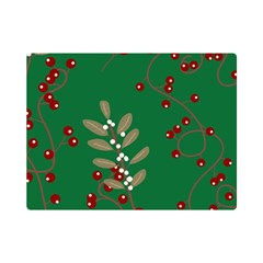 Christmas December Background Premium Plush Fleece Blanket (mini) by uniart180623