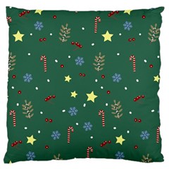 Twigs Christmas Party Pattern Large Cushion Case (two Sides) by uniart180623