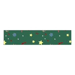 Twigs Christmas Party Pattern Velvet Scrunchie