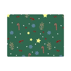 Twigs Christmas Party Pattern Premium Plush Fleece Blanket (mini) by uniart180623