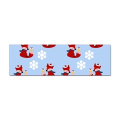 Christmas Background Pattern Sticker Bumper (10 Pack) by uniart180623