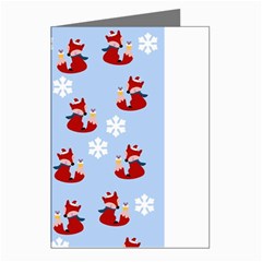 Christmas Background Pattern Greeting Cards (pkg Of 8) by uniart180623