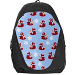 Christmas Background Pattern Backpack Bag Front