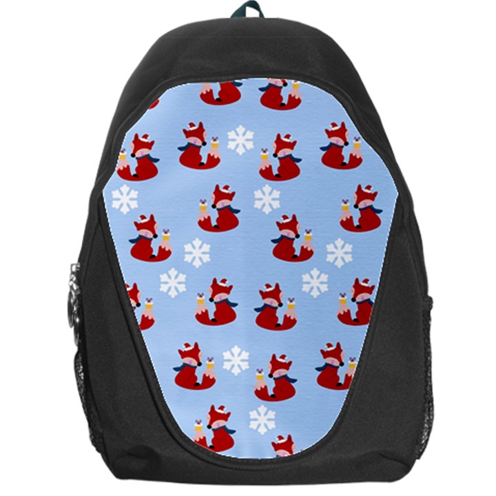 Christmas Background Pattern Backpack Bag