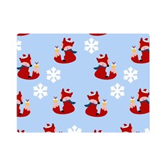 Christmas Background Pattern Premium Plush Fleece Blanket (mini) by uniart180623