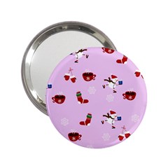 Christmas Xmas Background Design Pattern 2 25  Handbag Mirrors by uniart180623