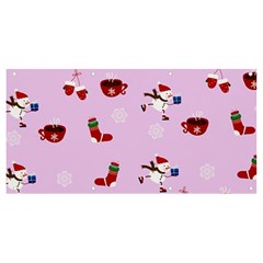 Christmas Xmas Background Design Pattern Banner And Sign 8  X 4  by uniart180623