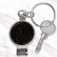 Confetti Star Dot Christmas Nail Clippers Key Chain by uniart180623