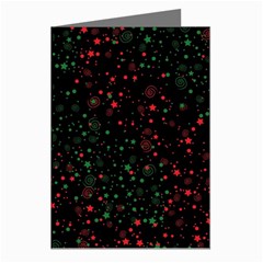 Confetti Star Dot Christmas Greeting Cards (pkg Of 8) by uniart180623