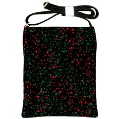 Confetti Star Dot Christmas Shoulder Sling Bag by uniart180623