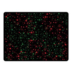 Confetti Star Dot Christmas Fleece Blanket (small) by uniart180623