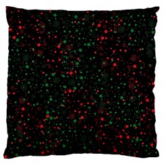 Confetti Star Dot Christmas Large Cushion Case (one Side) by uniart180623