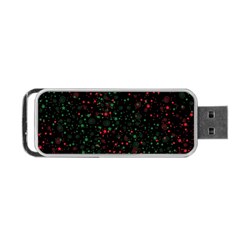 Confetti Star Dot Christmas Portable Usb Flash (one Side) by uniart180623