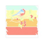 Bird Lover T- Shirtbird T- Shirt (30) Square Satin Scarf (30  x 30 ) Front