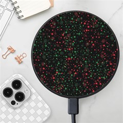 Confetti Star Dot Christmas Wireless Fast Charger(black) by uniart180623