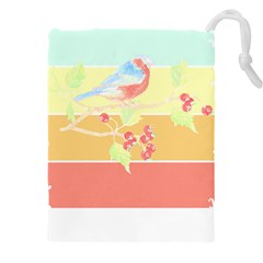 Bird Lover T- Shirtbird T- Shirt (30) Drawstring Pouch (5xl) by EnriqueJohnson