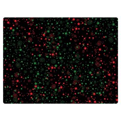 Confetti Star Dot Christmas Two Sides Premium Plush Fleece Blanket (extra Small) by uniart180623