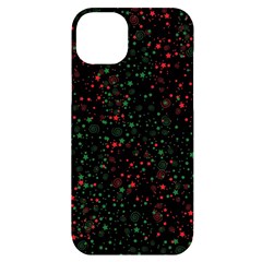 Confetti Star Dot Christmas Iphone 14 Plus Black Uv Print Case by uniart180623