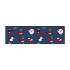 Christmas Background Design Pattern Sticker (bumper) by uniart180623