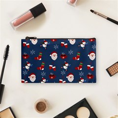 Christmas Background Design Pattern Cosmetic Bag (small) by uniart180623