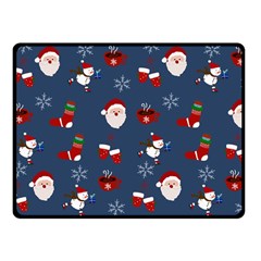 Christmas Background Design Pattern Fleece Blanket (small) by uniart180623