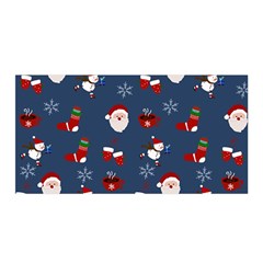 Christmas Background Design Pattern Satin Wrap 35  X 70  by uniart180623