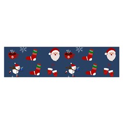 Christmas Background Design Pattern Oblong Satin Scarf (16  X 60 ) by uniart180623