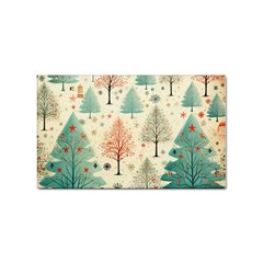 Christmas Tree Sticker (rectangular) by uniart180623