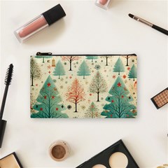 Christmas Tree Cosmetic Bag (small) by uniart180623