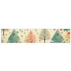 Christmas Tree Small Premium Plush Fleece Scarf by uniart180623