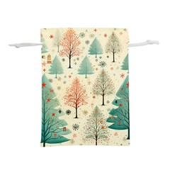 Christmas Tree Lightweight Drawstring Pouch (s)