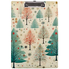 Christmas Tree A4 Acrylic Clipboard by uniart180623