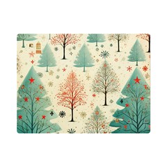 Christmas Tree Premium Plush Fleece Blanket (mini) by uniart180623