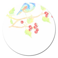 Bird Lover T- Shirtbird T- Shirt (35) Magnet 5  (Round)