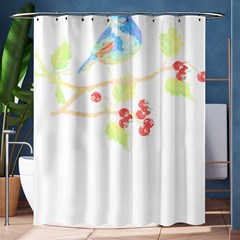 Bird Lover T- Shirtbird T- Shirt (35) Shower Curtain 60  x 72  (Medium) 