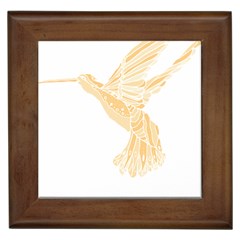 Bird Lover T- Shirtbird T- Shirt (36) Framed Tile by EnriqueJohnson