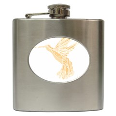 Bird Lover T- Shirtbird T- Shirt (36) Hip Flask (6 Oz) by EnriqueJohnson