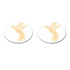 Bird Lover T- Shirtbird T- Shirt (36) Cufflinks (oval) by EnriqueJohnson