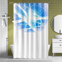 Bird T- Shirt Bird T- Shirt Shower Curtain 48  X 72  (small)  by EnriqueJohnson